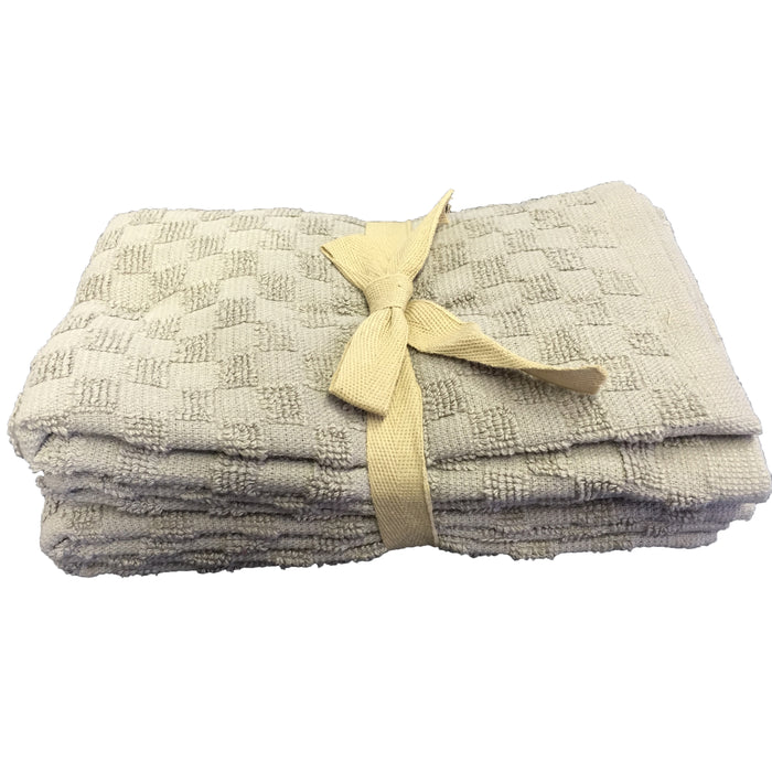 Set of 4, 100% Cotton Delux Chess Design Kitchen Towels Barmop Super Soft, Highly Absorbent Size: 16 x 19 inch.