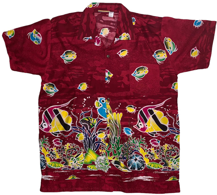 Hawaiian Men’s Printed Beach Shirt with matching pocket, Spread Collar and Button closure. Light weight, Breathable and very comfortable.