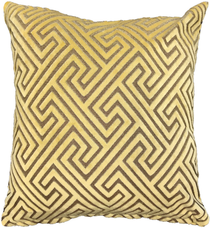 Set of 2, Reversible Velvet Throw Pillow Cushion Cover Size: 18" x 18" / 45 x 45 cm, Insert Not Included.