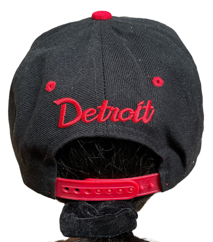 100% Cotton Detroit Baseball Cap Trucker Hat Head Wear Adjustable Snapback