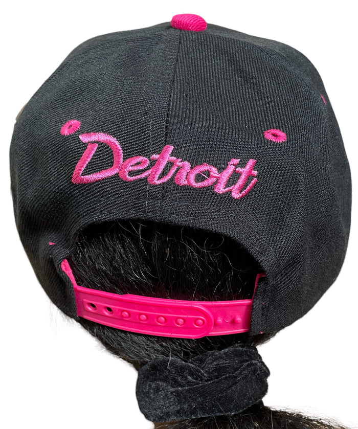 100% Cotton Detroit Baseball Cap Trucker Hat Head Wear Adjustable Snapback