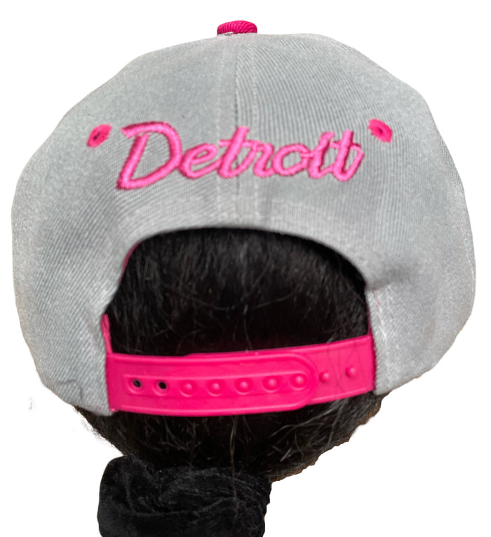 100% Cotton Detroit Baseball Cap Trucker Hat Head Wear Adjustable Snapback