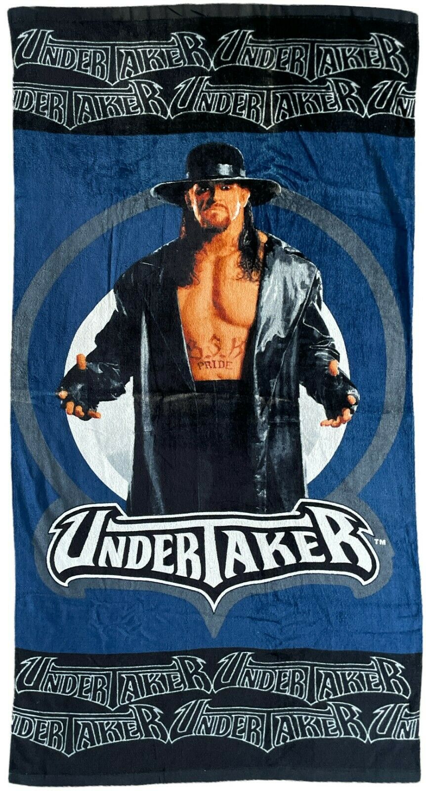 100% Cotton Undertaker Velour Beach Towel Soft & Quick Dry Size: 29" x 56"