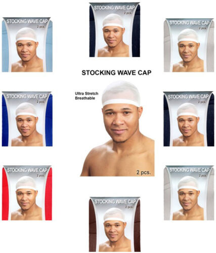 24 PCS Stocking Wave Cap Spandex Durag - Ultra Stretch Breathable